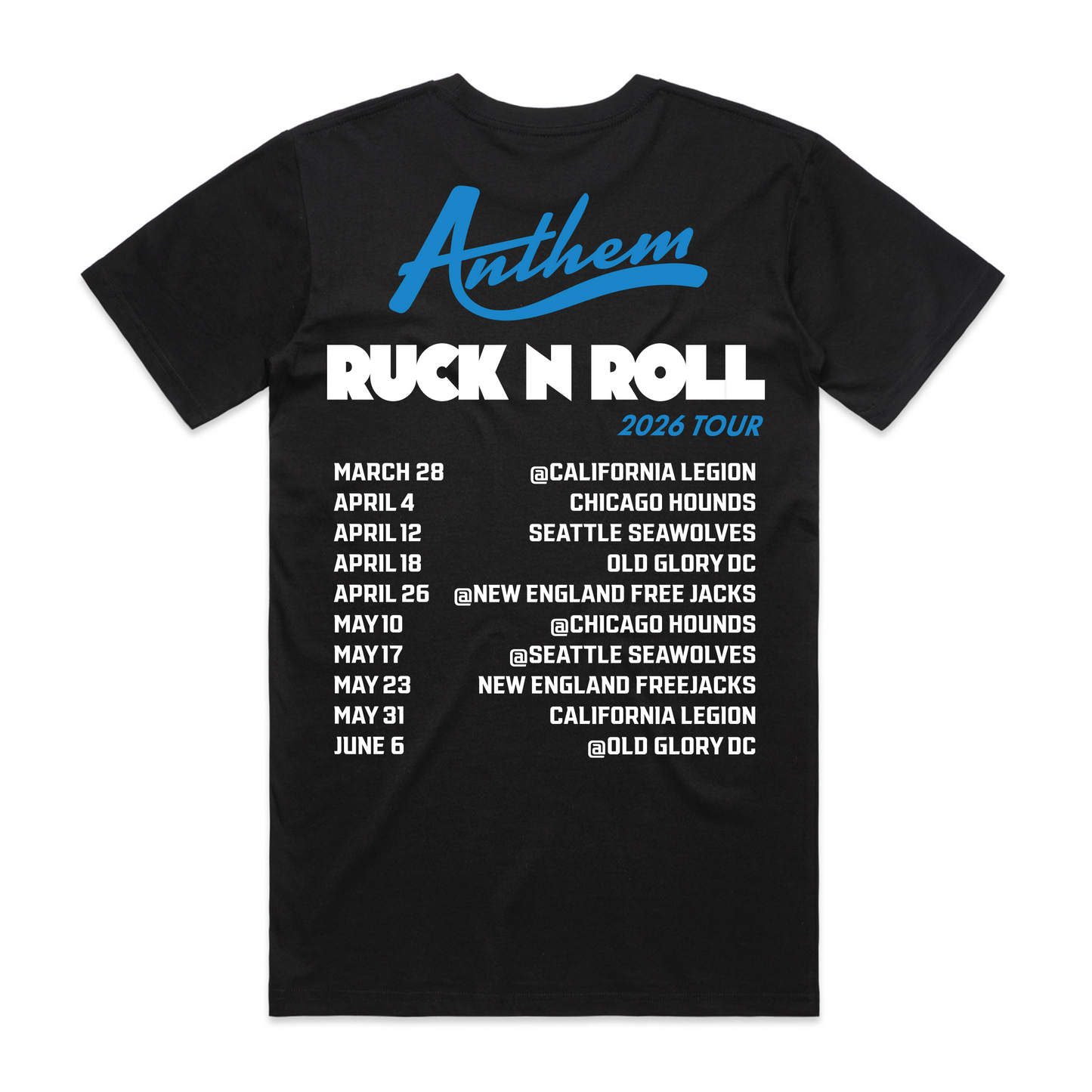 Adult Anthem Tour T-Shirt